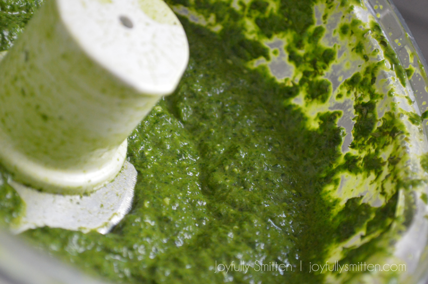Spinach Pesto recipe by Joyfully Smitten