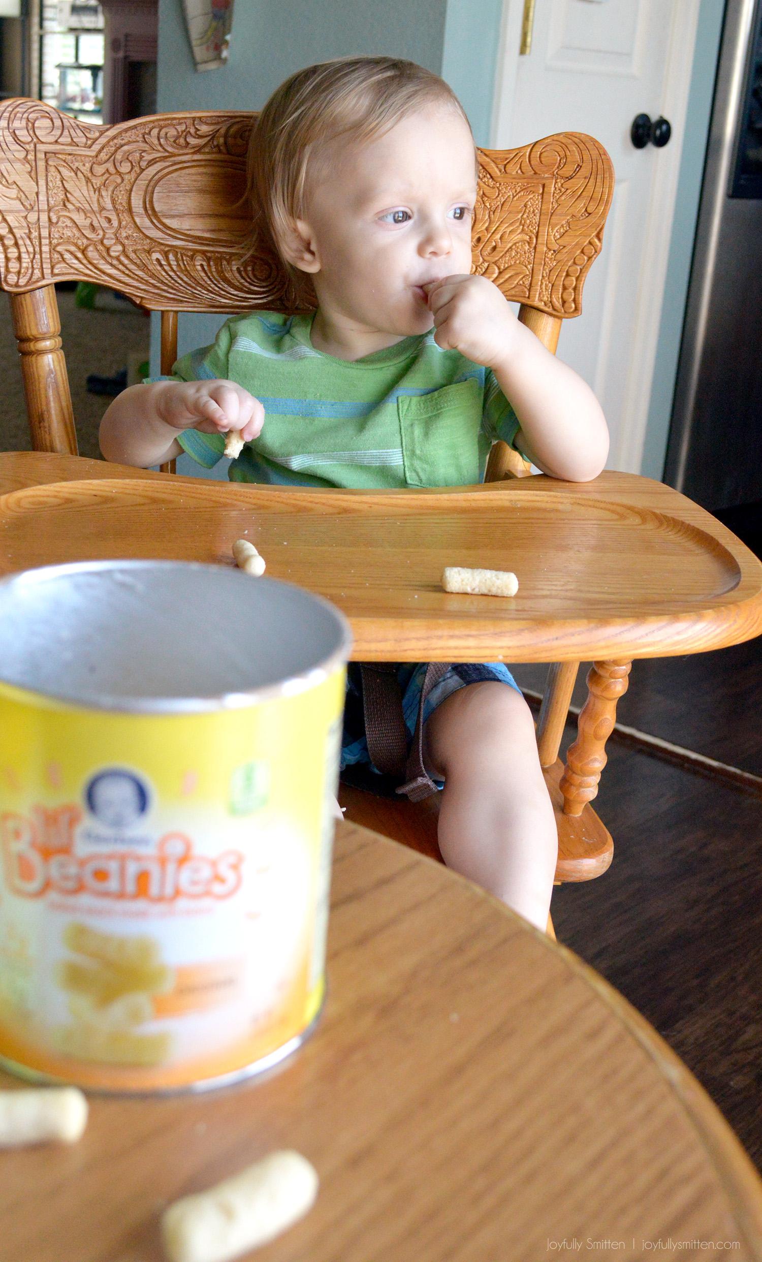 Lil Beanies have 2 grams of protein (9% Daily Value) and 1 gram of fiber per serving and not made with genetically engineered (GM) ingredients.