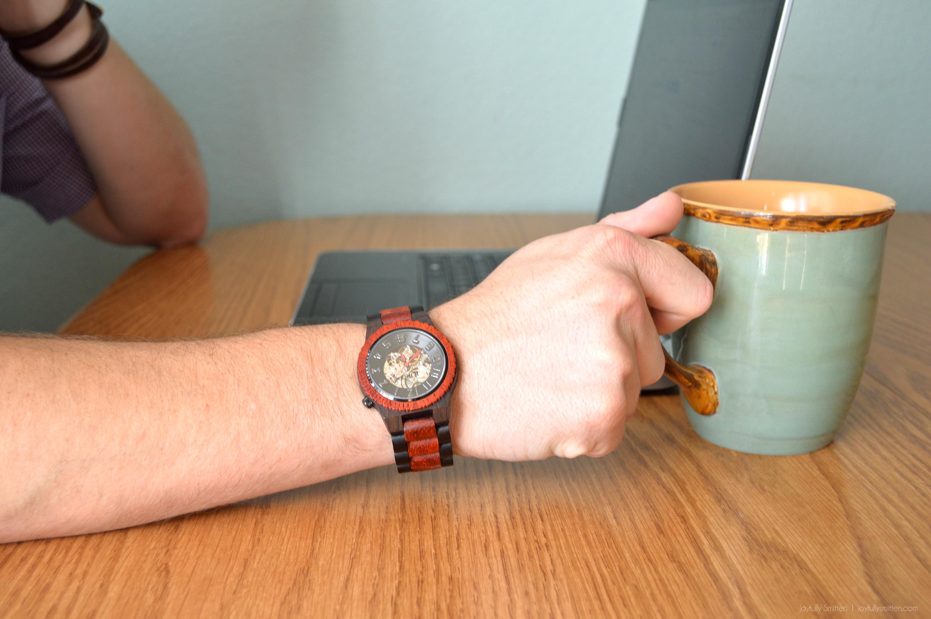 JORD Wood Watches - Mens Skeleton Watch