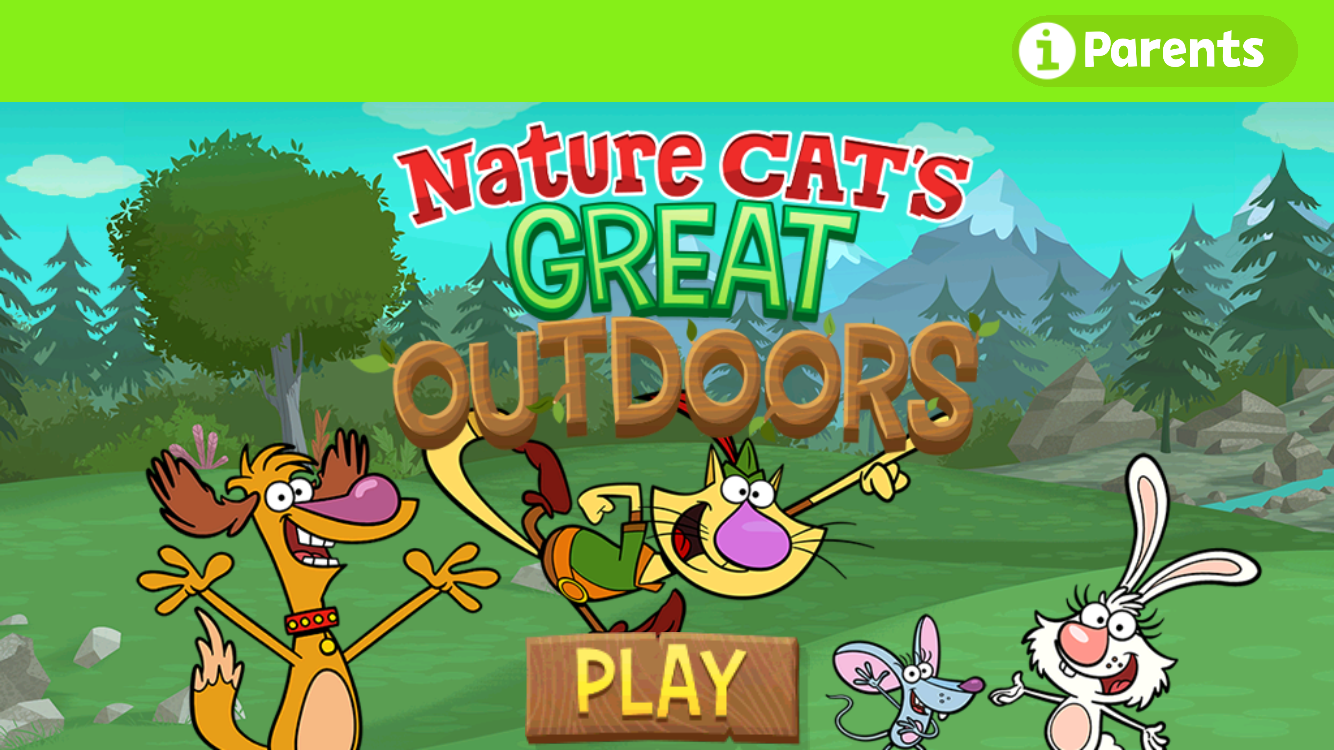 Get Your Kids Outside with the Nature Cat Great Outdoors FREE App available on all devices! Your child can record sounds, photos and more.
