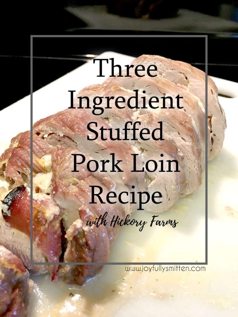 Three Ingredient Stuffed Pork Loin Recipe